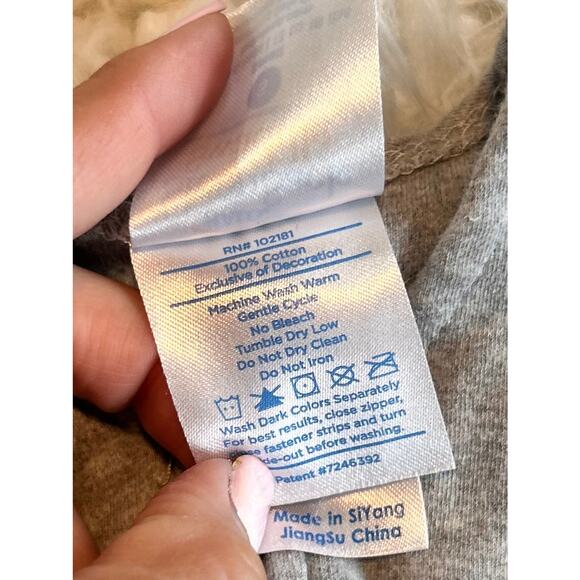 Halo Sleep Sack Swaddle Sleeveless Cotton Cozy Comfortable Gray Size Small - Picture 8 of 10